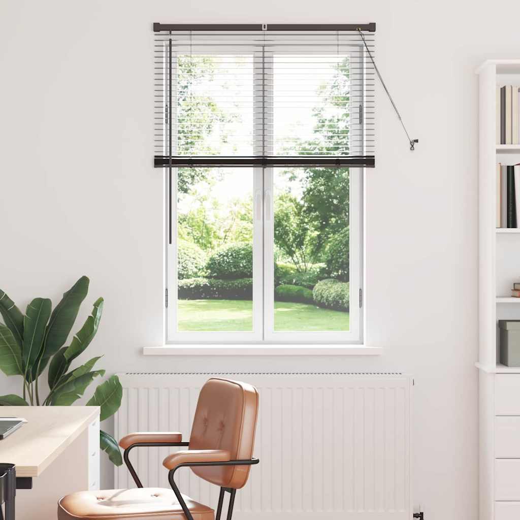 Venecijanski zastore Crna 130 x 90 cm Aluminij