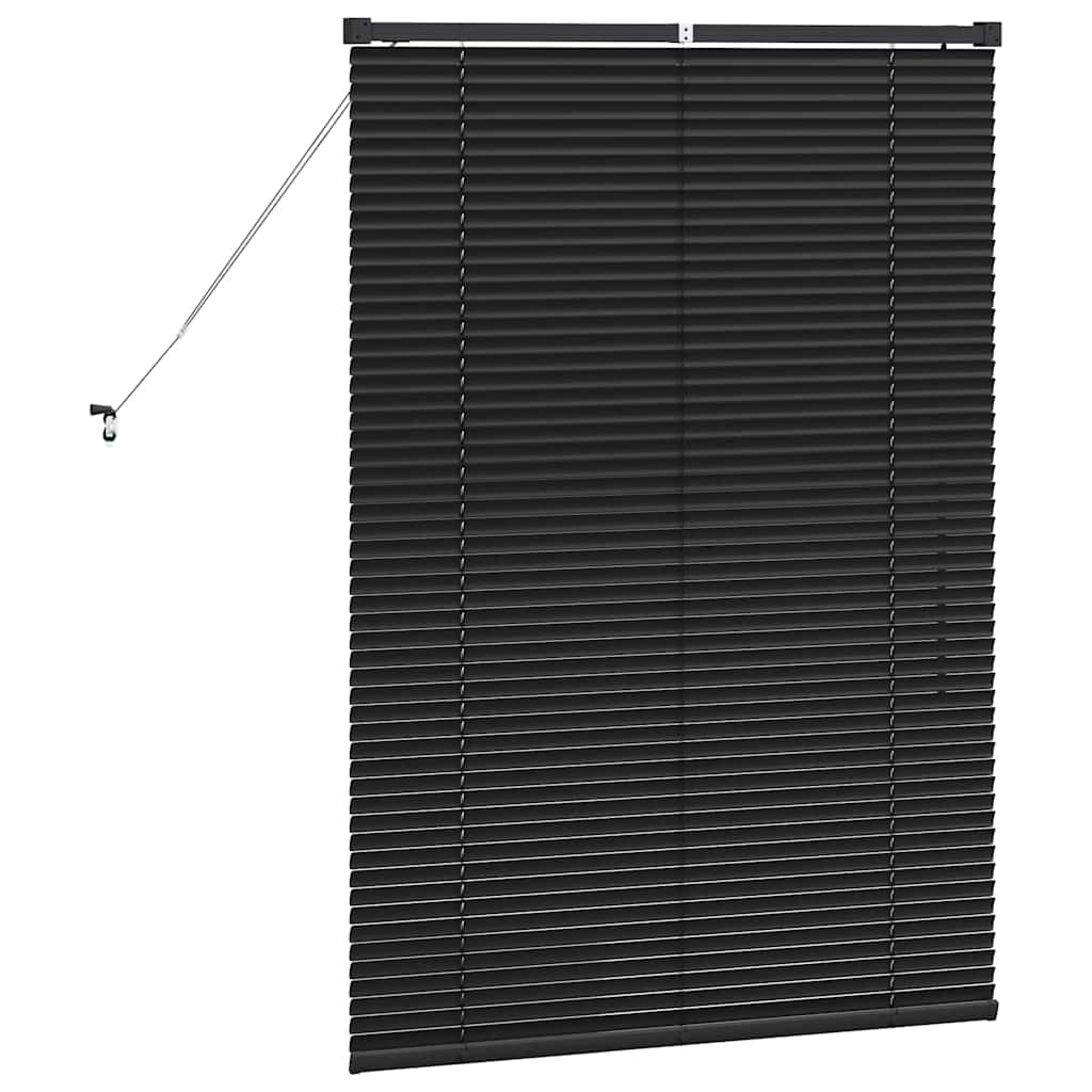 Venecijanski zastore Crna 130 x 90 cm Aluminij