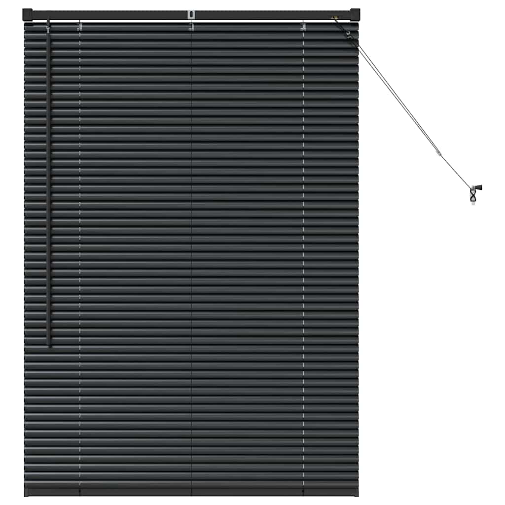 Venecijanski zastore Crna 130 x 90 cm Aluminij