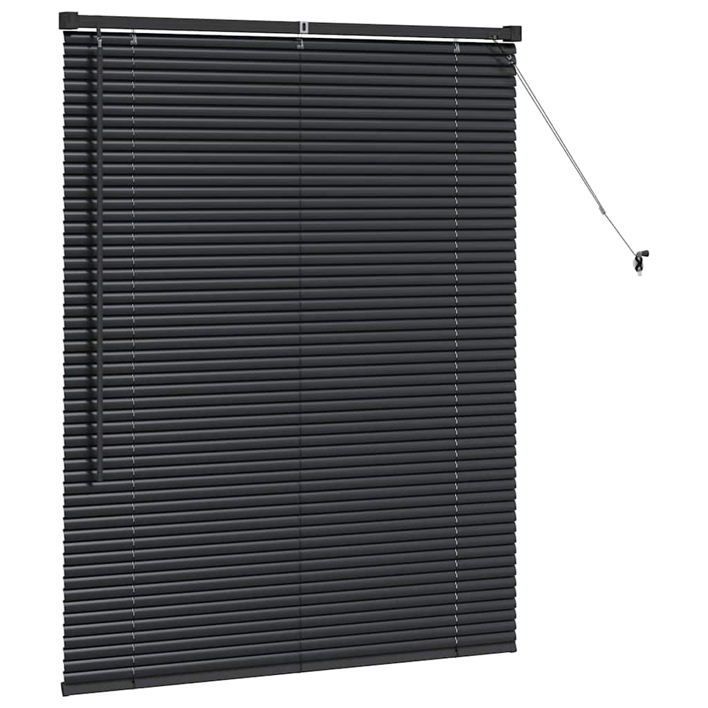 Venecijanski zastore Crna 130 x 105 cm Aluminij