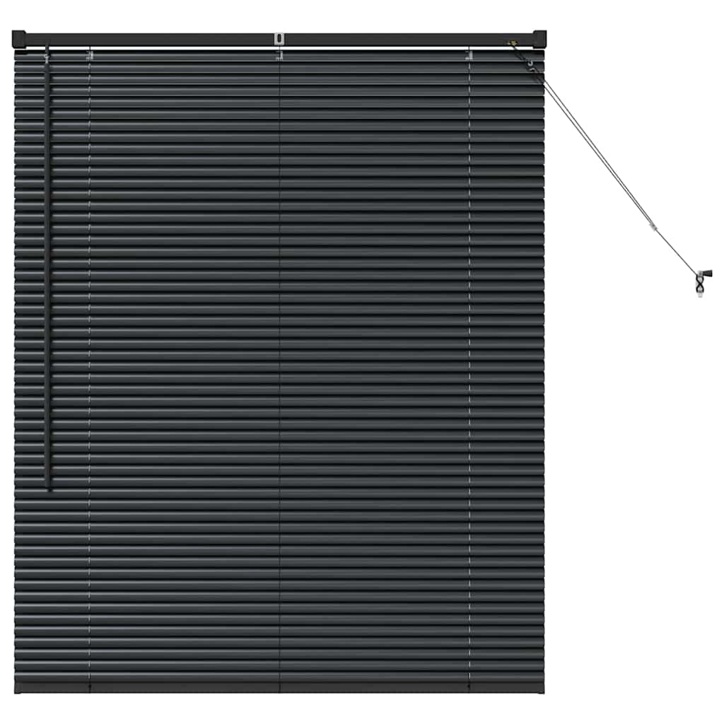 Venecijanski zastore Crna 130 x 105 cm Aluminij