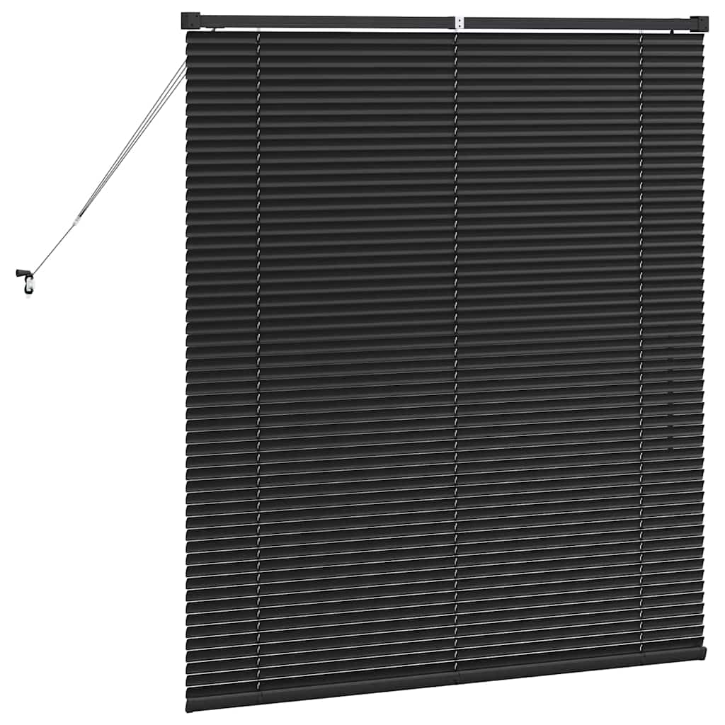 Venecijanski zastore Crna 130 x 110 cm Aluminij