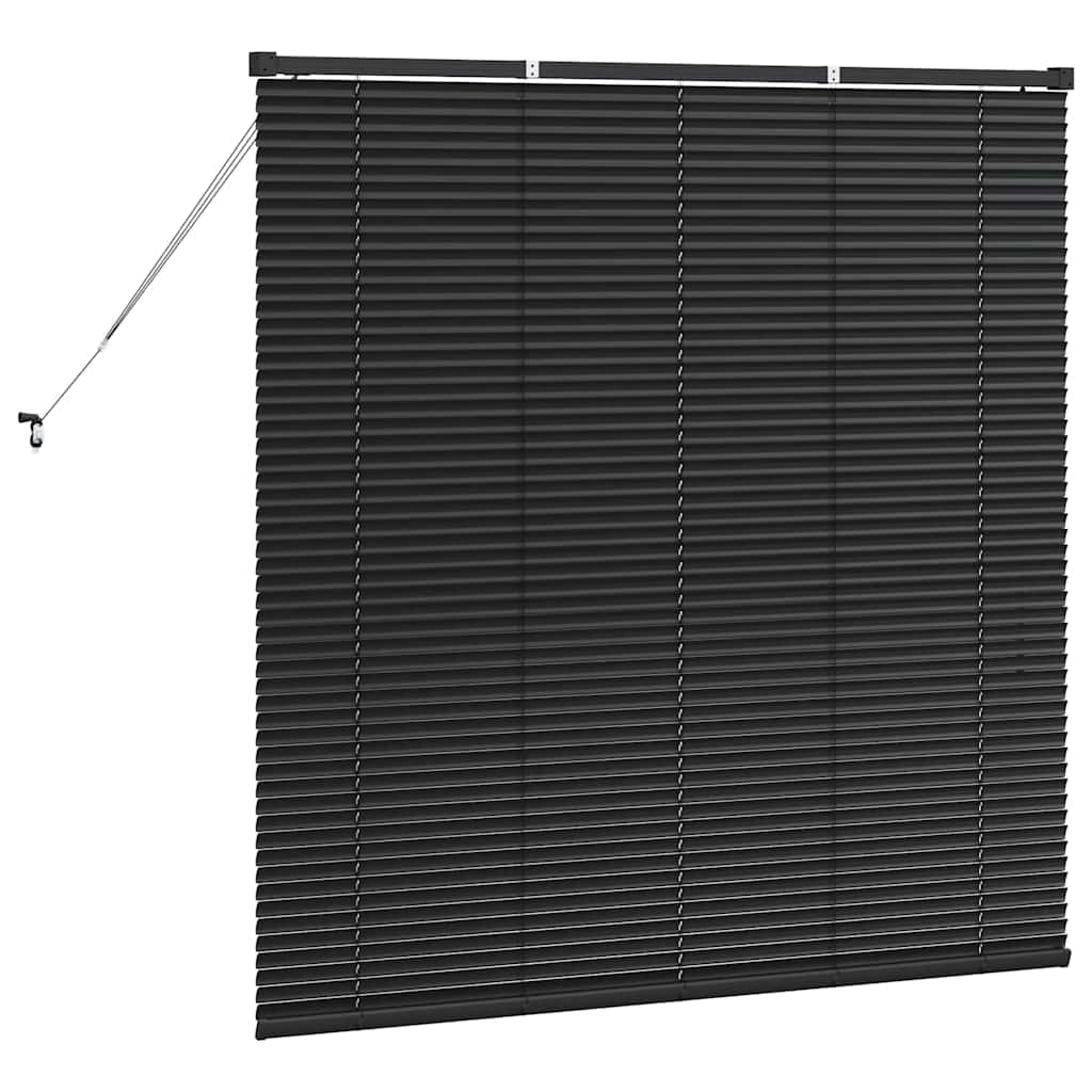 Venecijanski zastore Crna 130 x 135 cm Aluminij