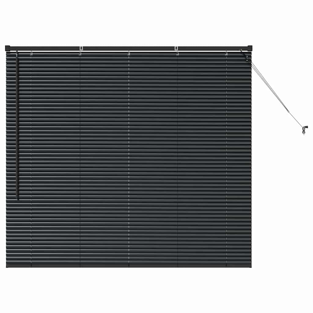 Venecijanski zastore Crna 130 x 145 cm Aluminij