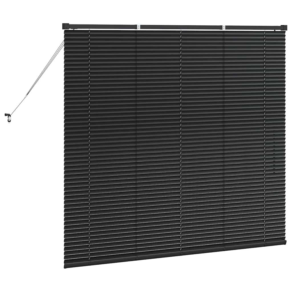 Venecijanski zastore Crna 130 x 150 cm Aluminij