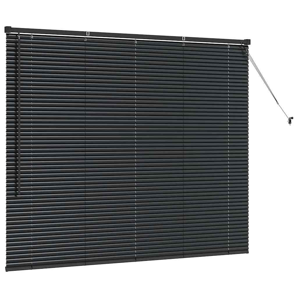 Venecijanski zastore Crna 130 x 160 cm Aluminij