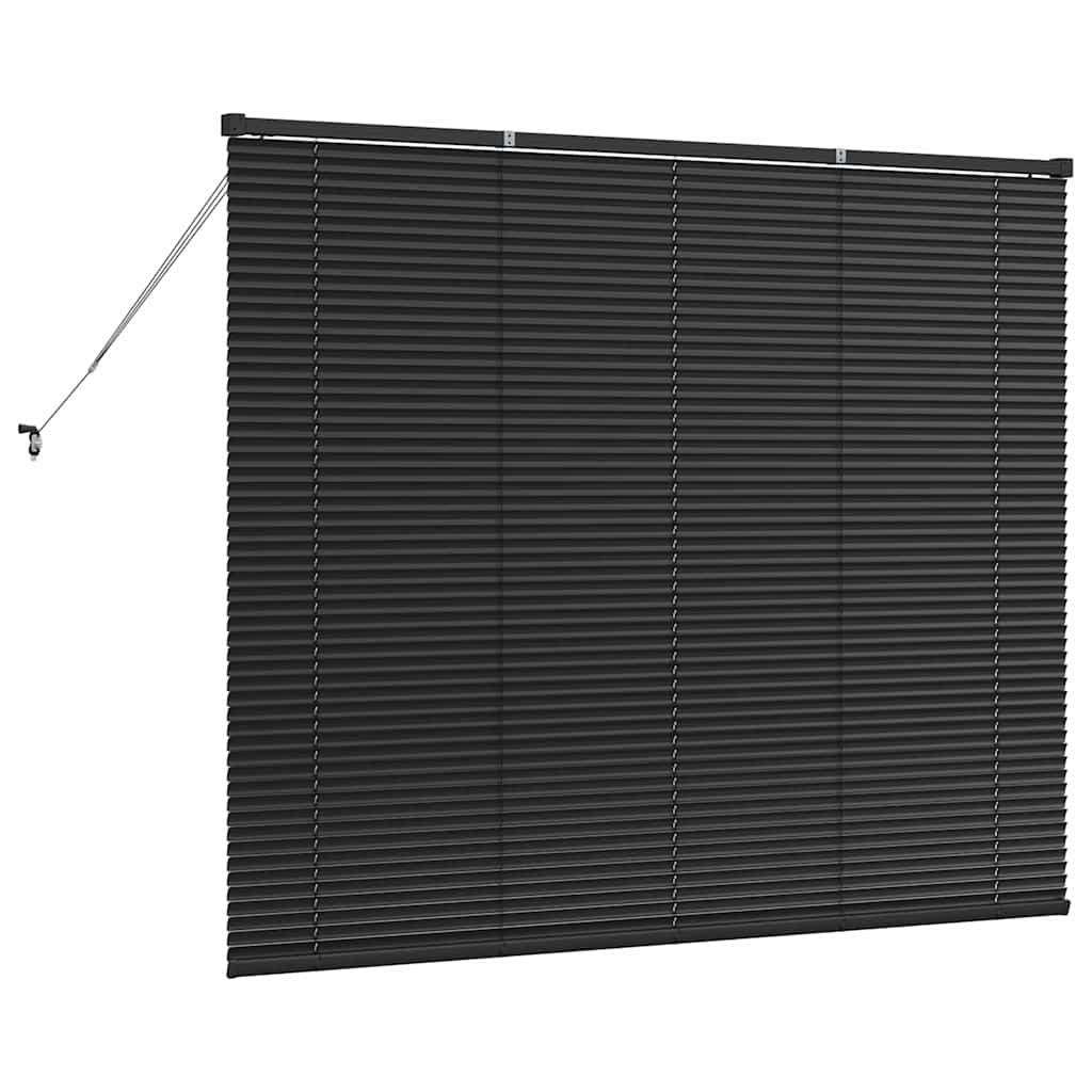 Venecijanski zastore Crna 130 x 160 cm Aluminij