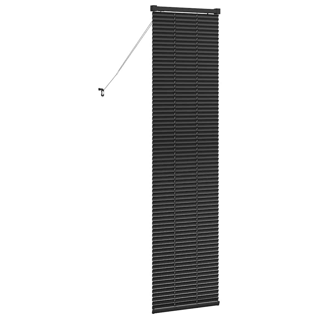 Venecijanski zastore Crna 175 x 50 cm Aluminij