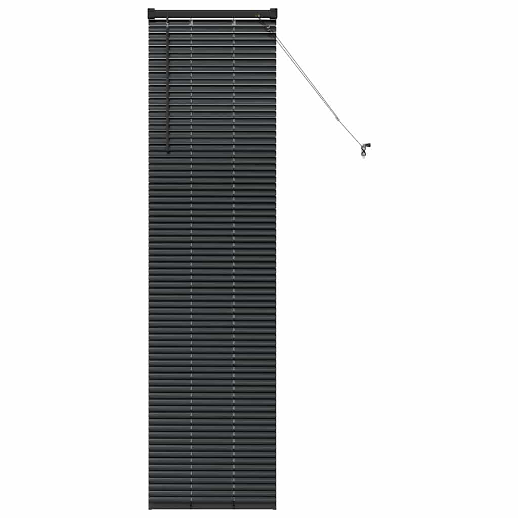 Venecijanski zastore Crna 175 x 50 cm Aluminij