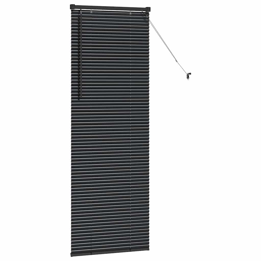 Venecijanski zastore Crna 175 x 65 cm Aluminij