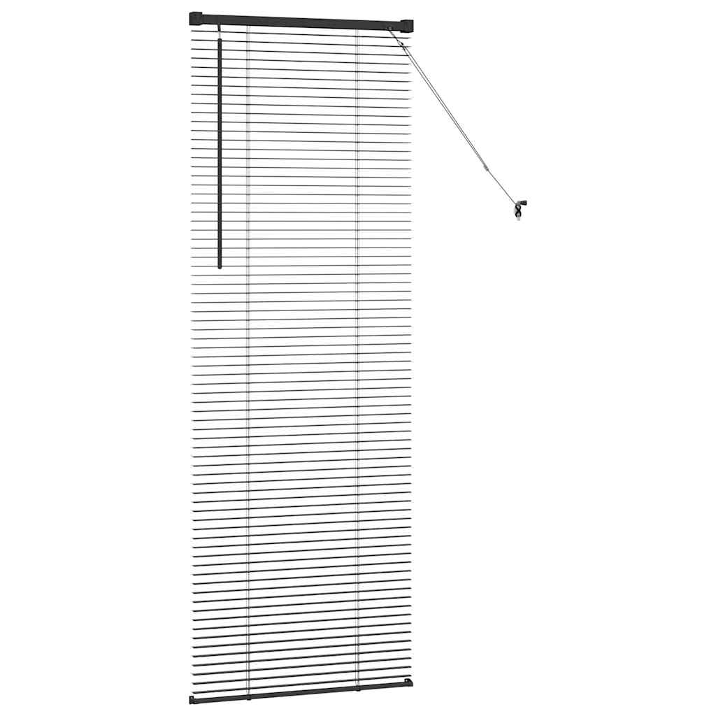 Venecijanski zastore Crna 175 x 65 cm Aluminij