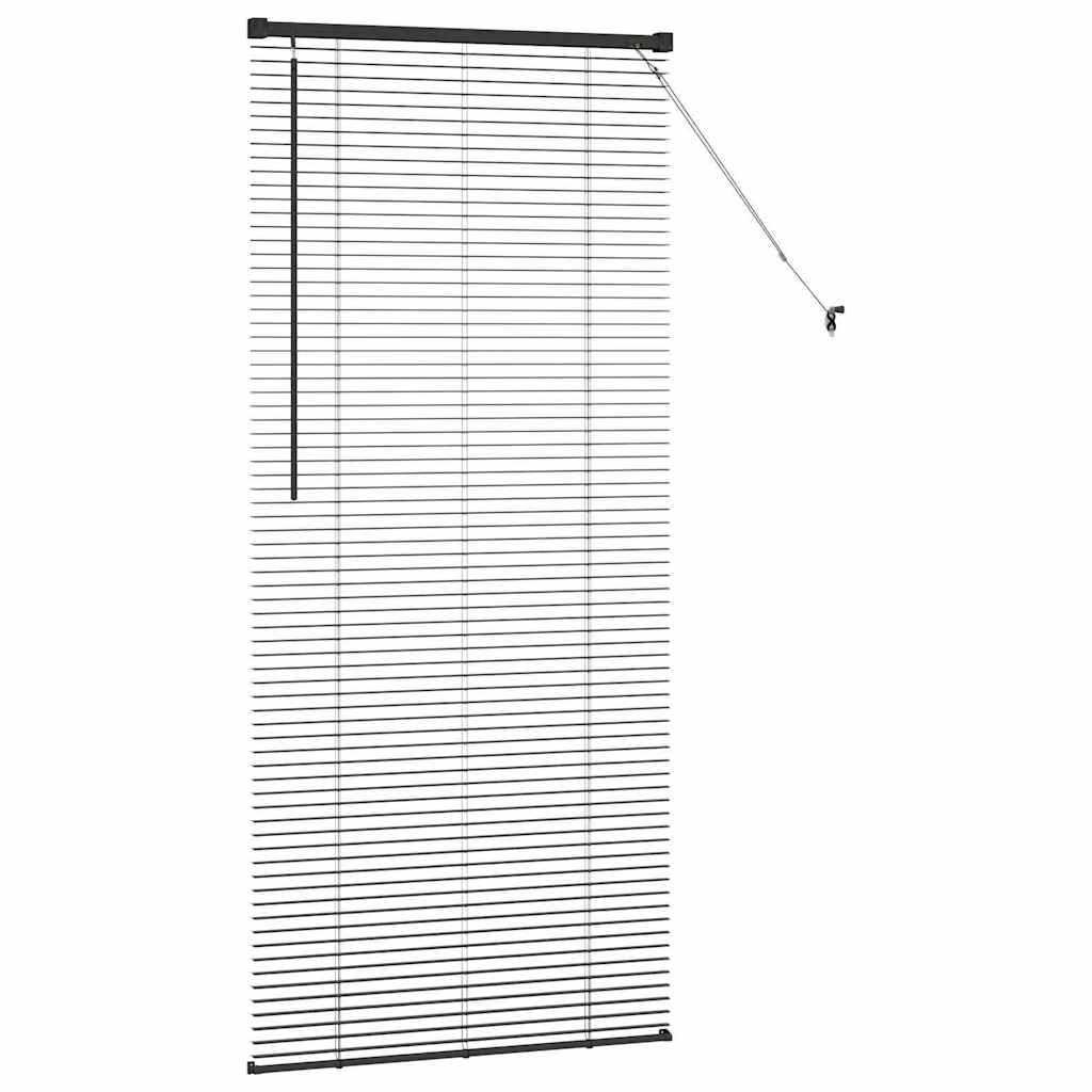 Venecijanski zastore Crna 175 x 70 cm Aluminij