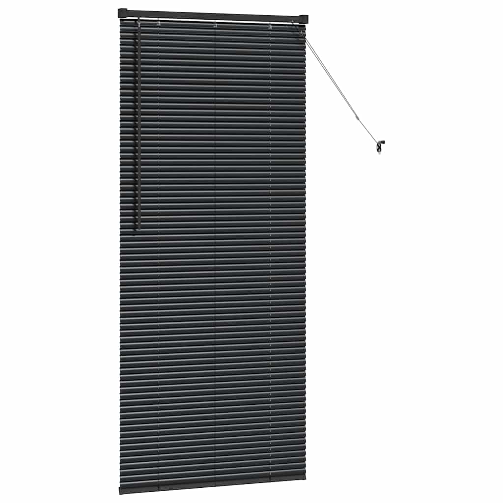Venecijanski zastore Crna 175 x 80 cm Aluminij