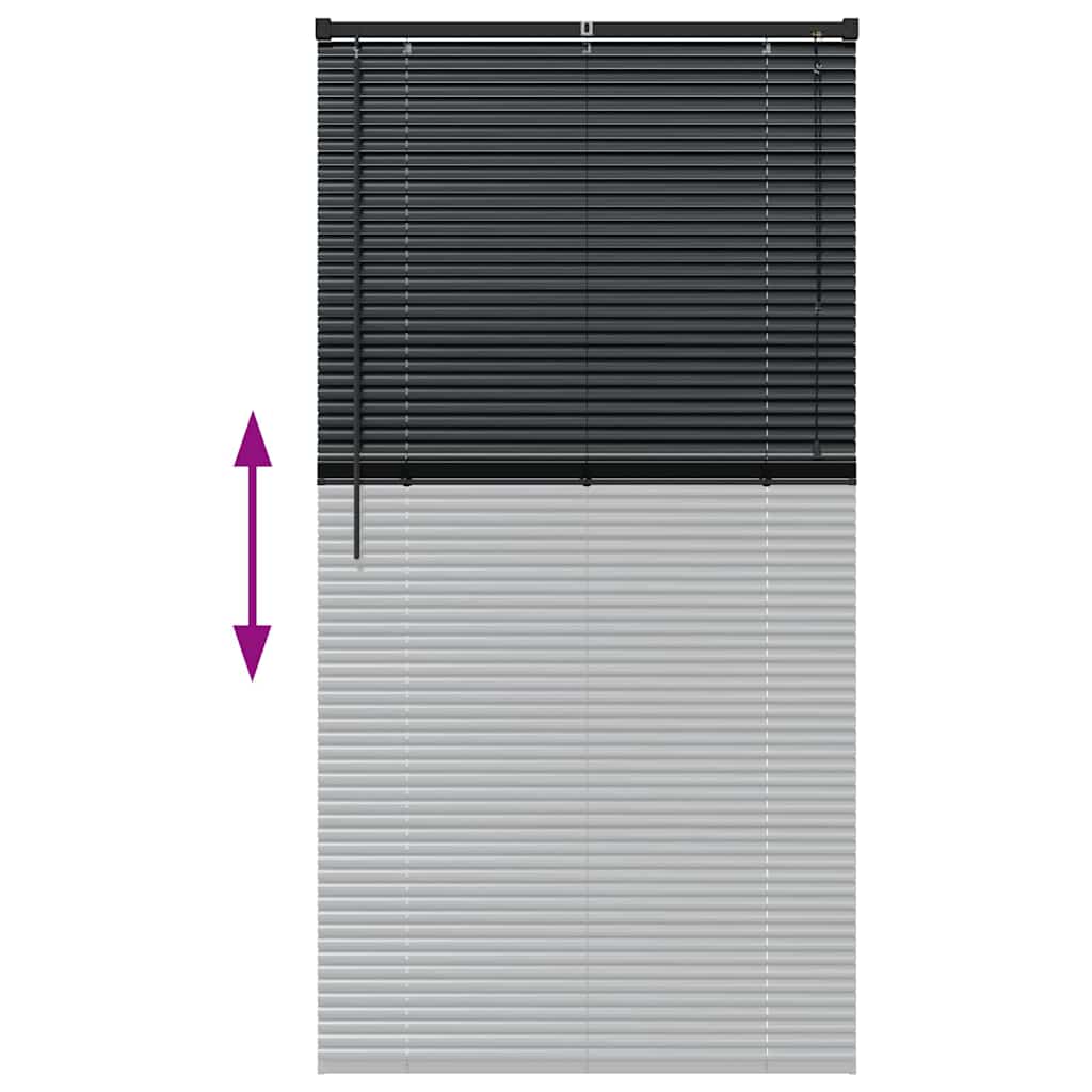Venecijanski zastore Crna 175 x 85 cm Aluminij
