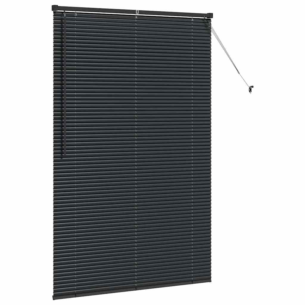 Venecijanski zastore Crna 175 x 110 cm Aluminij