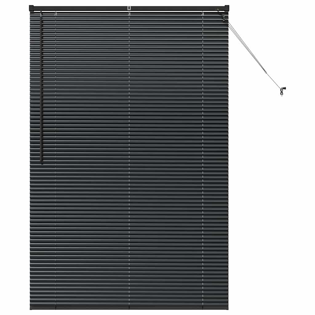 Venecijanski zastore Crna 175 x 110 cm Aluminij
