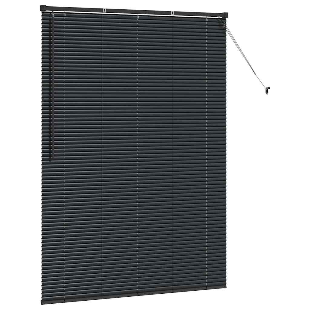 Venecijanski zastore Crna 175 x 125 cm Aluminij