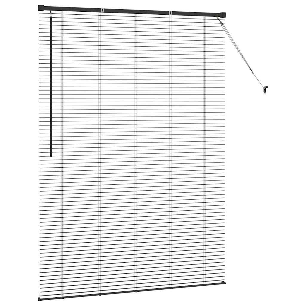 Venecijanski zastore Crna 175 x 125 cm Aluminij