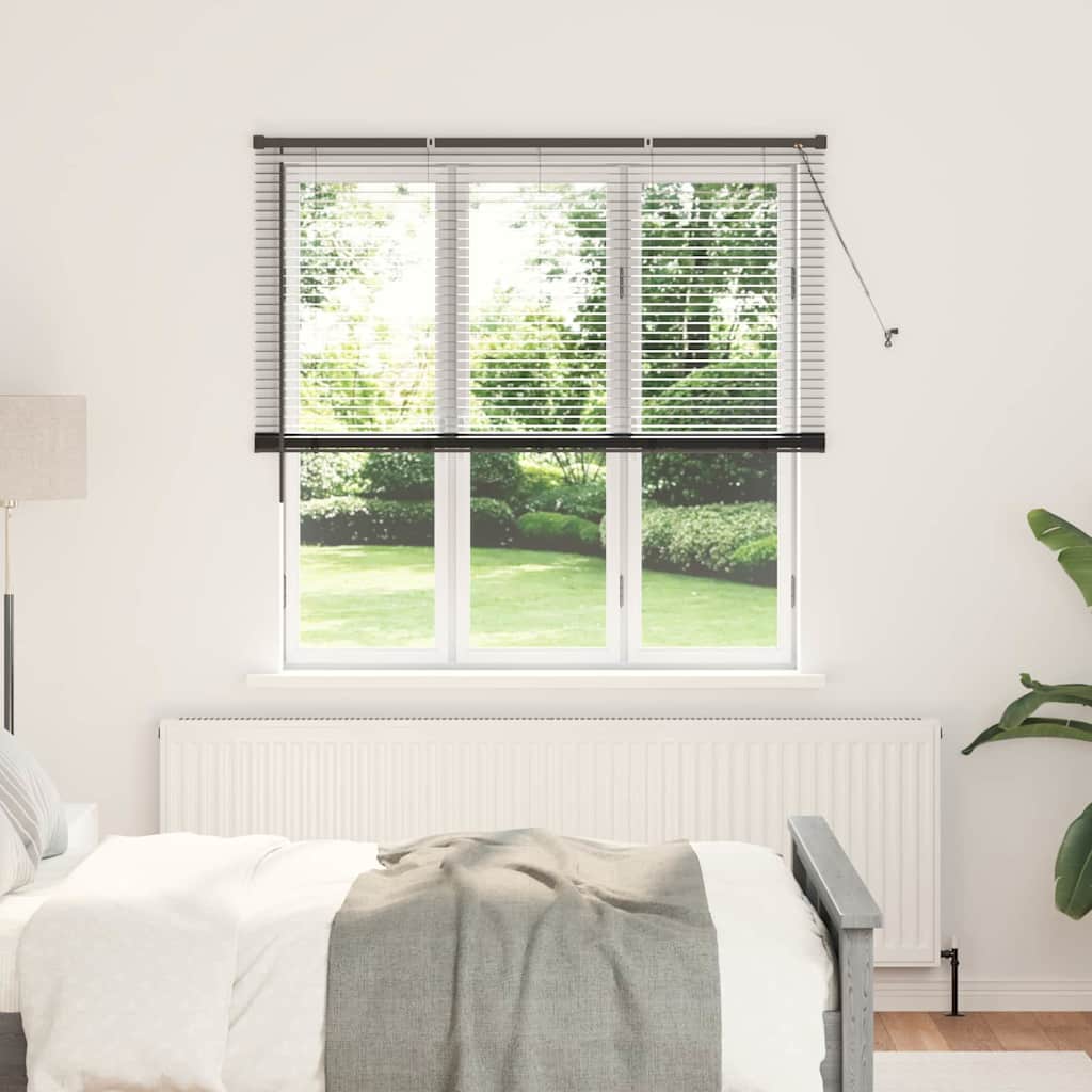 Venecijanski zastore Crna 175 x 140 cm Aluminij