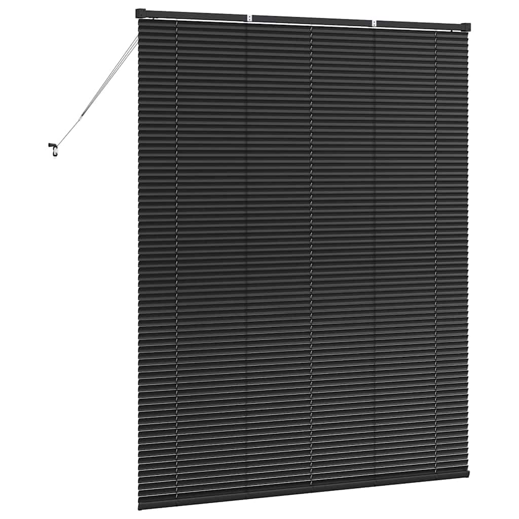 Venecijanski zastore Crna 175 x 145 cm Aluminij