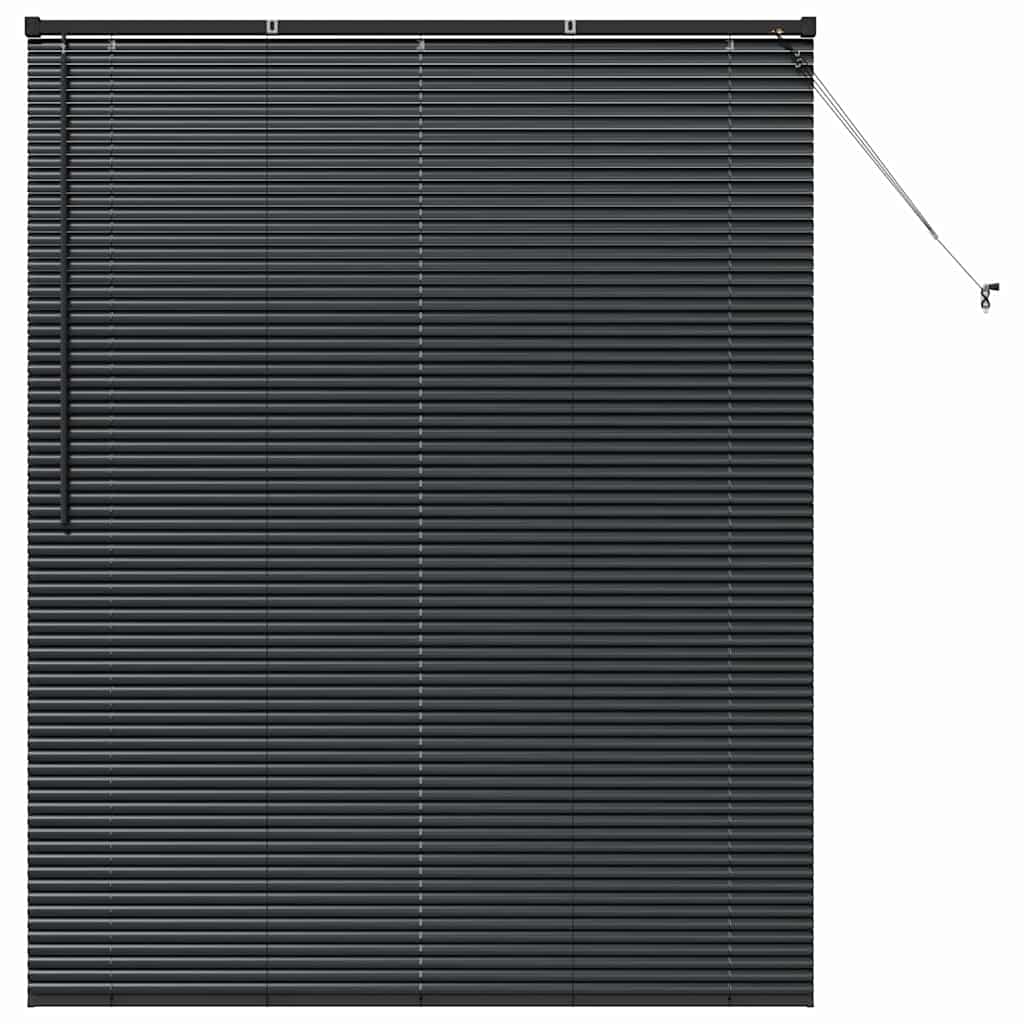 Venecijanski zastore Crna 175 x 145 cm Aluminij
