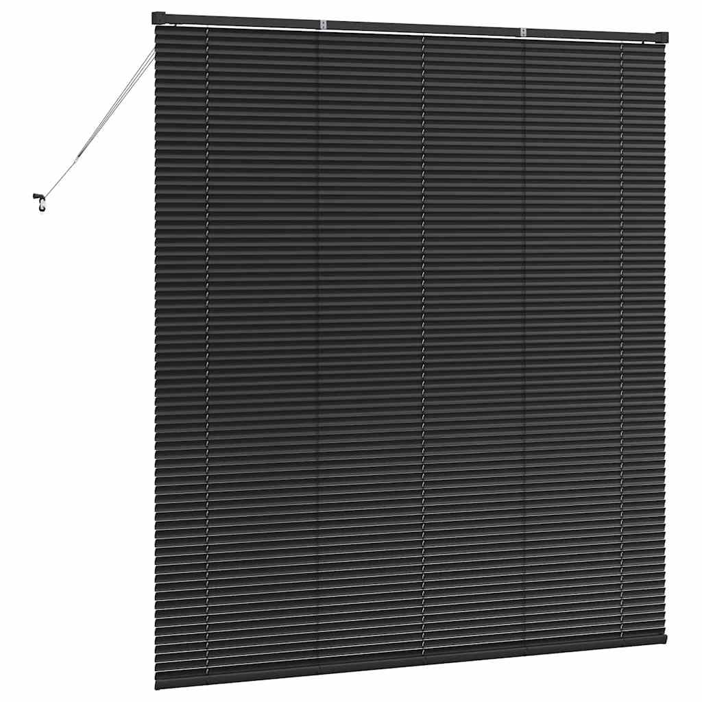 Venecijanski zastore Crna 175 x 155 cm Aluminij