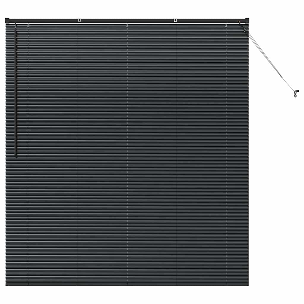 Venecijanski zastore Crna 175 x 155 cm Aluminij