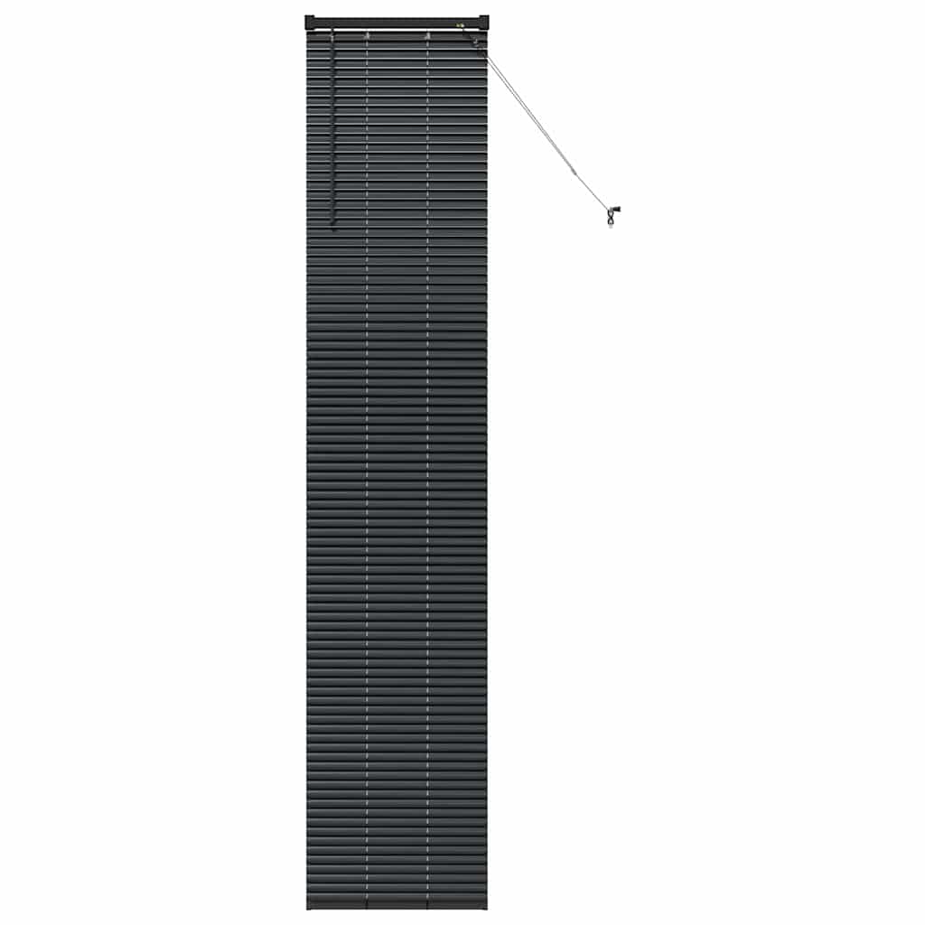 Venecijanski zastore Crna 220 x 40 cm Aluminij