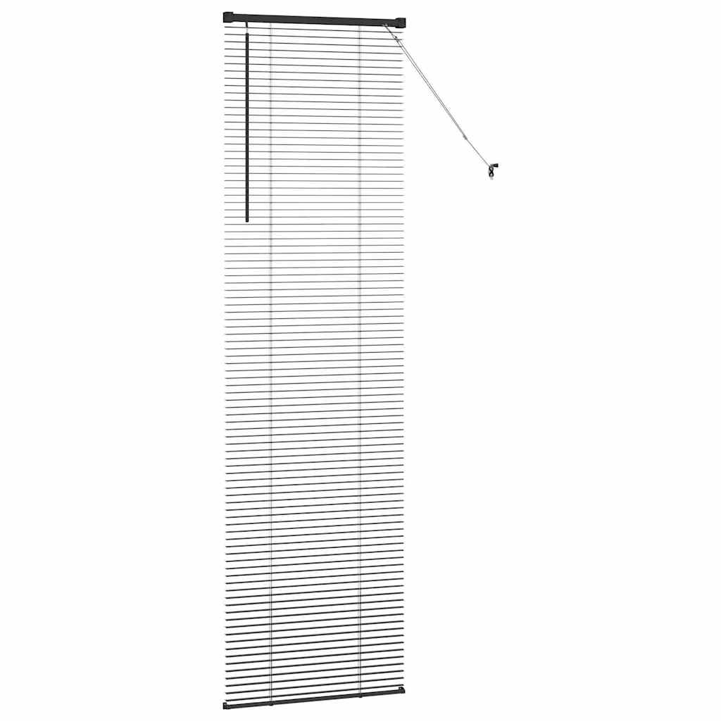 Venecijanski zastore Crna 220 x 55 cm Aluminij