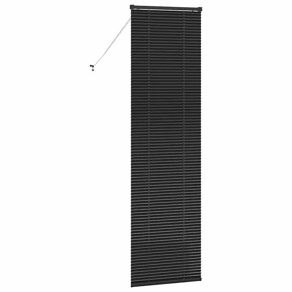 Venecijanski zastore Crna 220 x 55 cm Aluminij