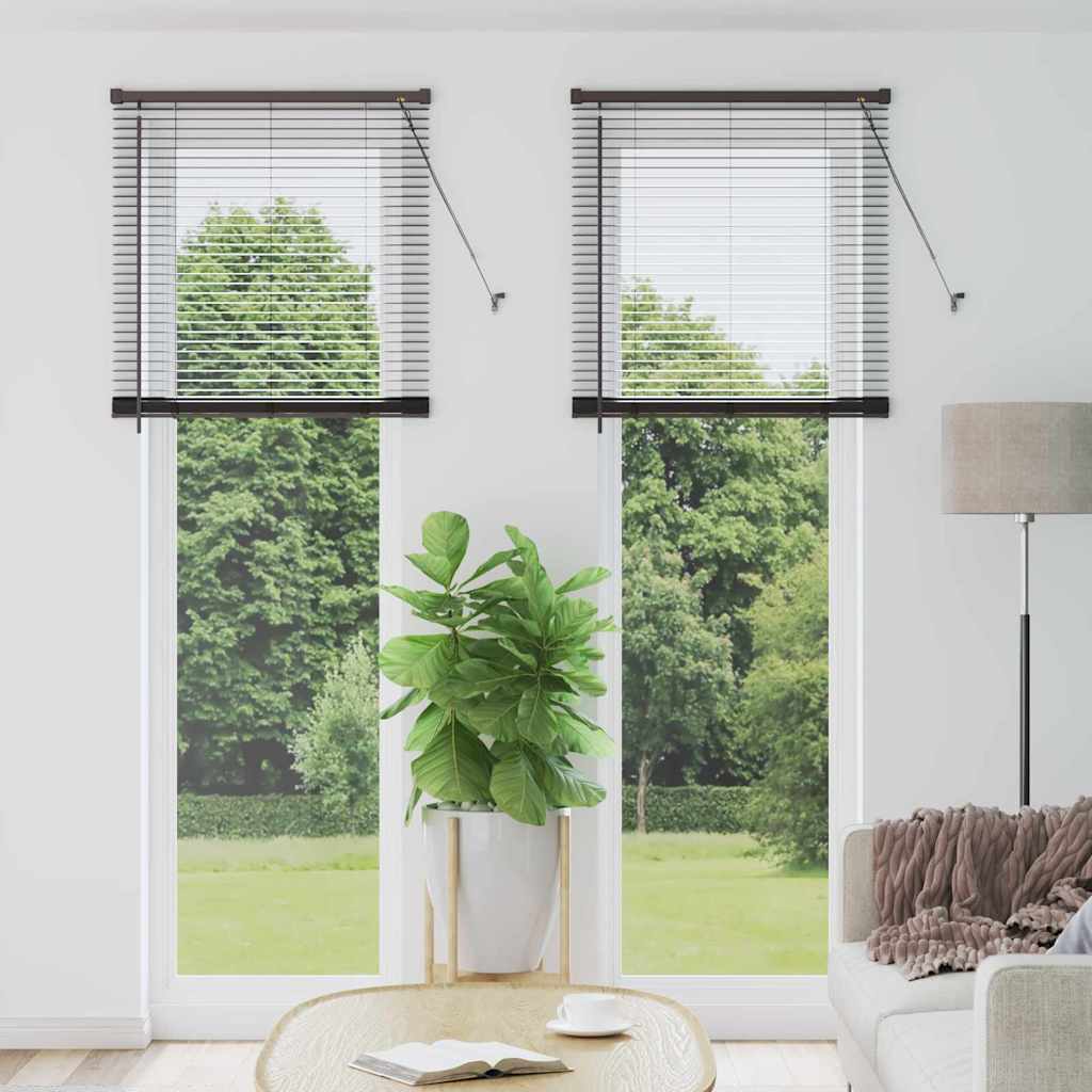 Venecijanski zastore Crna 220 x 75 cm Aluminij