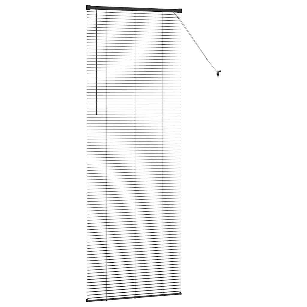 Venecijanski zastore Crna 220 x 75 cm Aluminij