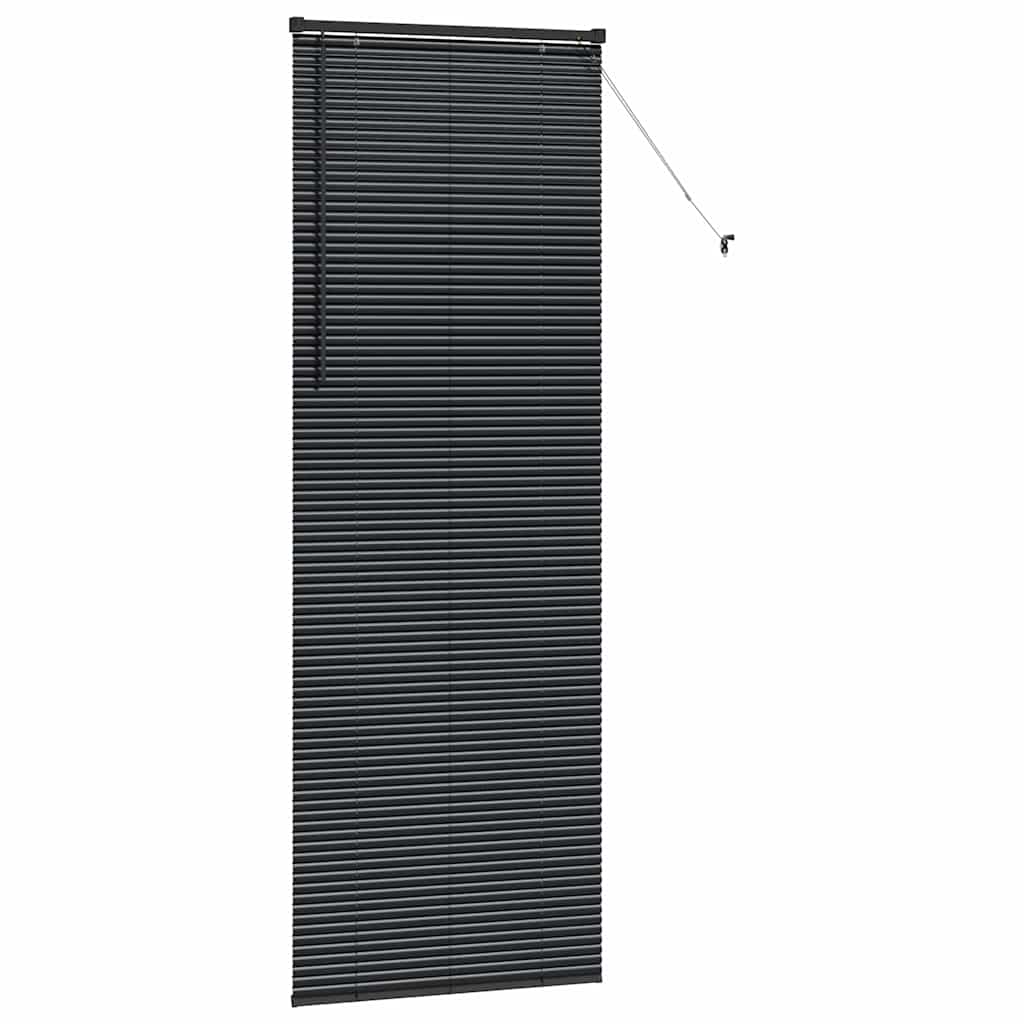Venecijanski zastore Crna 220 x 80 cm Aluminij