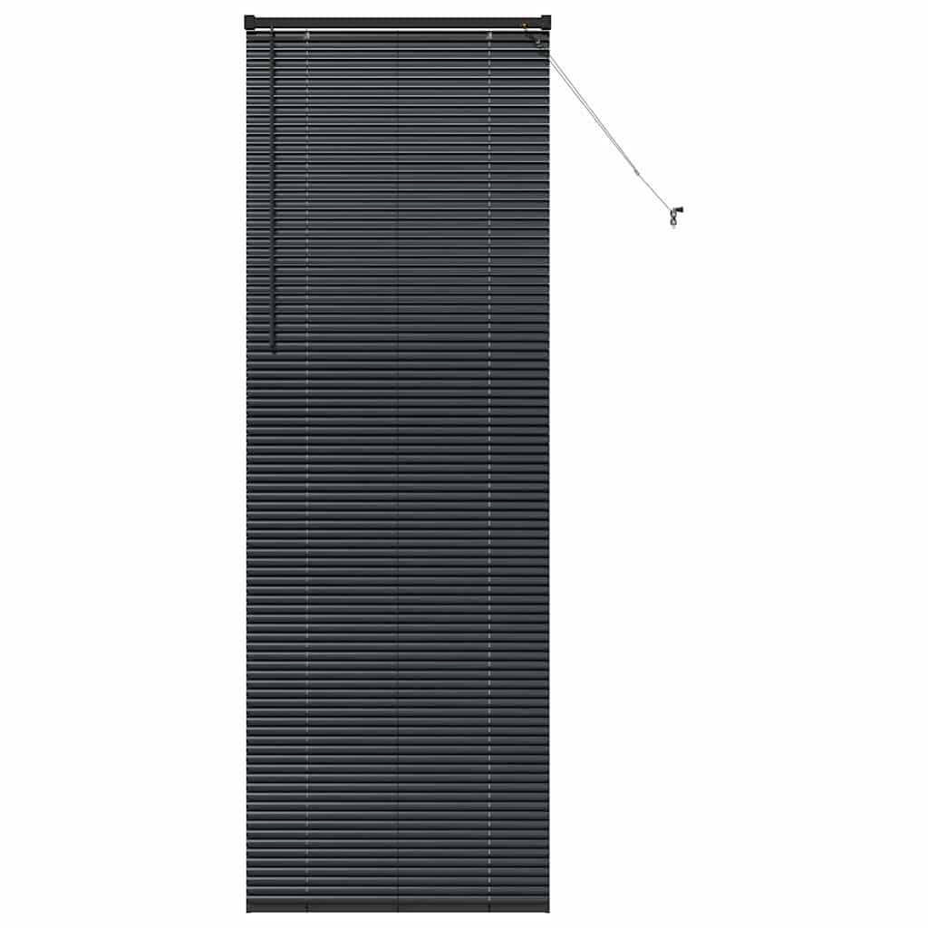 Venecijanski zastore Crna 220 x 80 cm Aluminij