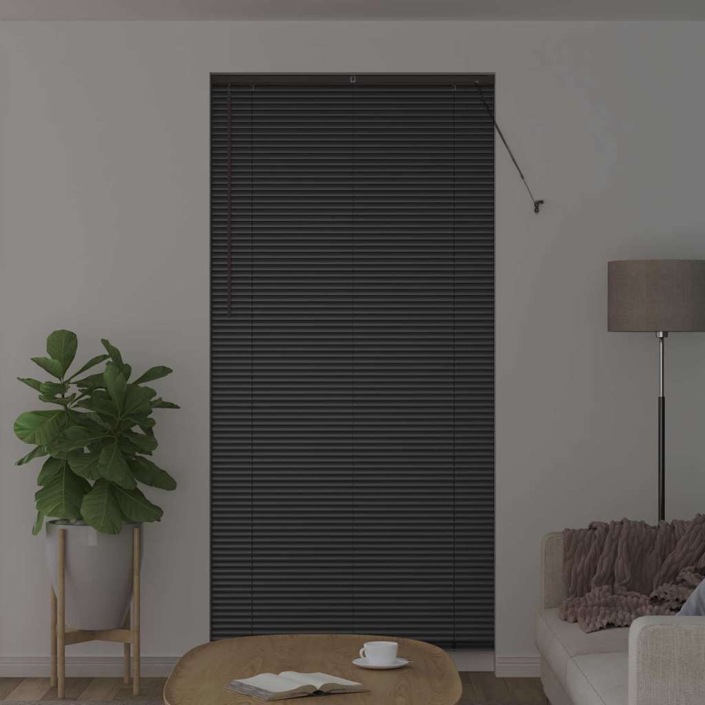 Venecijanski zastore Crna 220 x 105 cm Aluminij