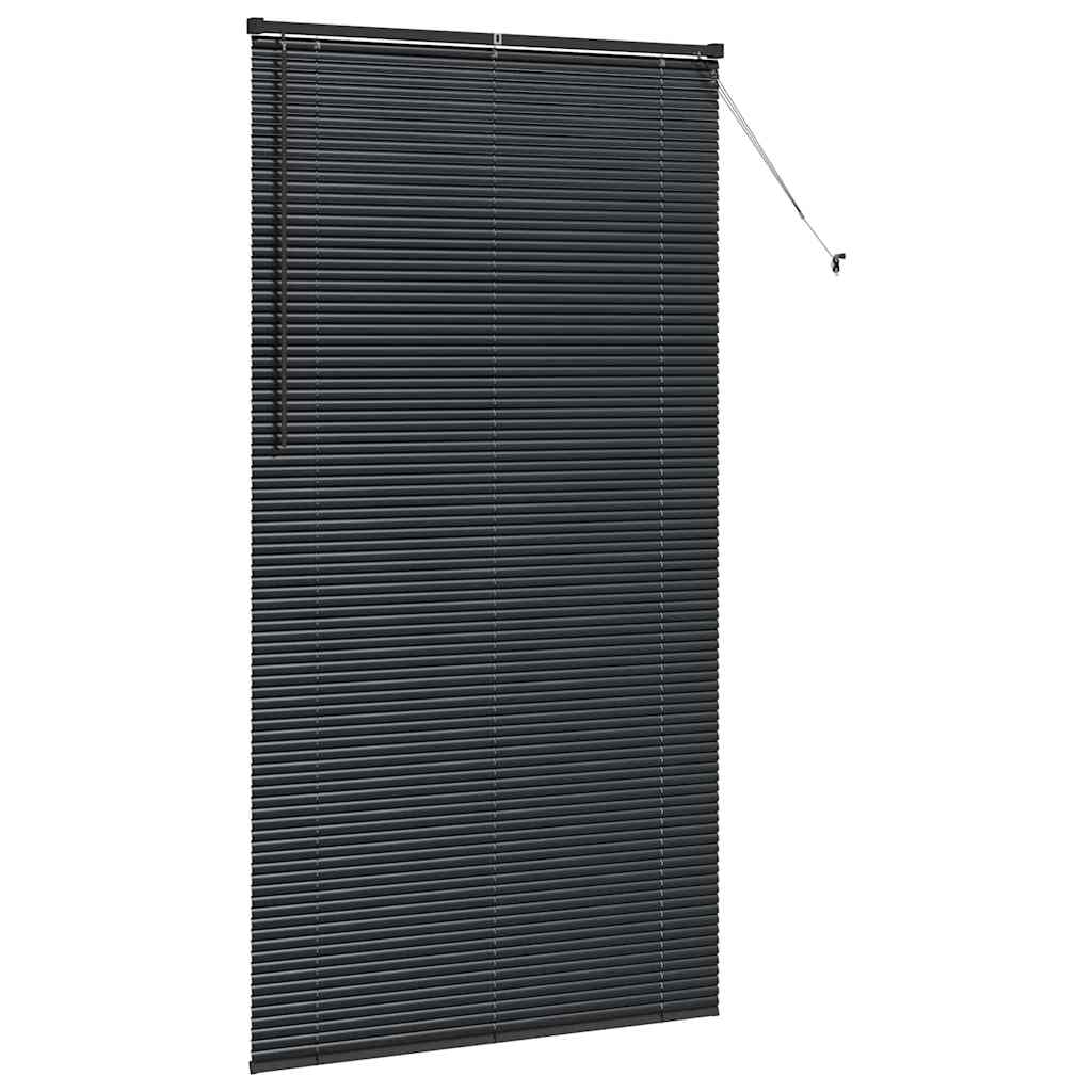 Venecijanski zastore Crna 220 x 115 cm Aluminij