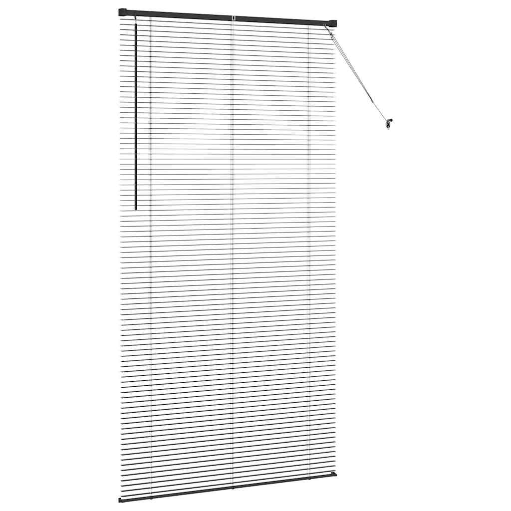 Venecijanski zastore Crna 220 x 115 cm Aluminij