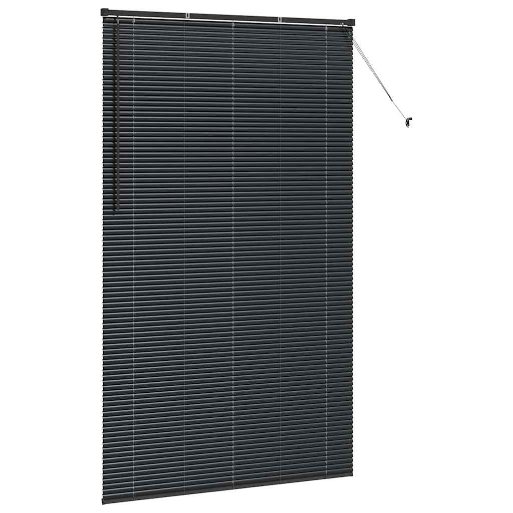 Venecijanski zastore Crna 220 x 130 cm Aluminij