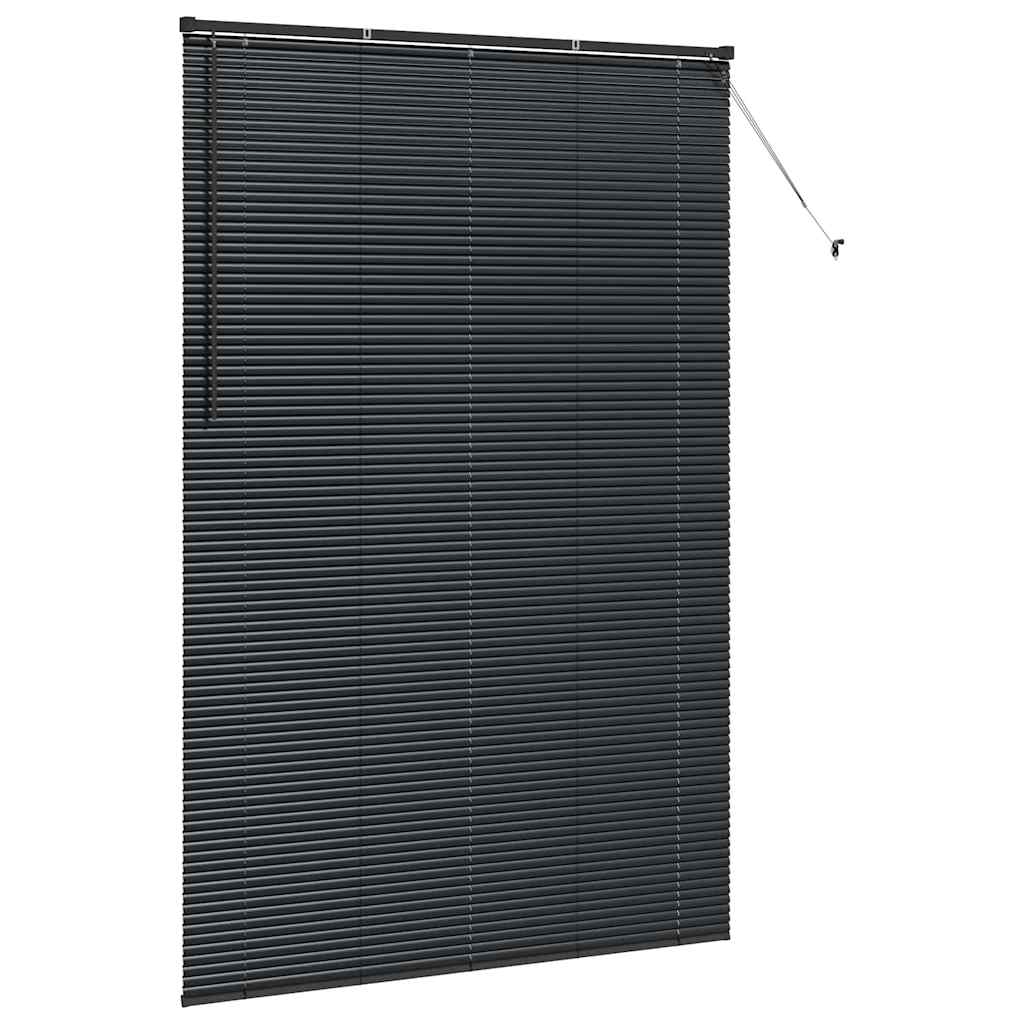 Venecijanski zastore Crna 220 x 145 cm Aluminij