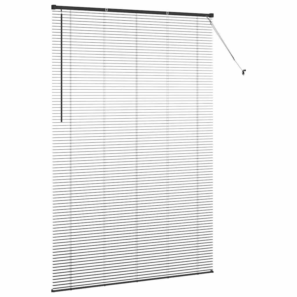 Venecijanski zastore Crna 220 x 145 cm Aluminij