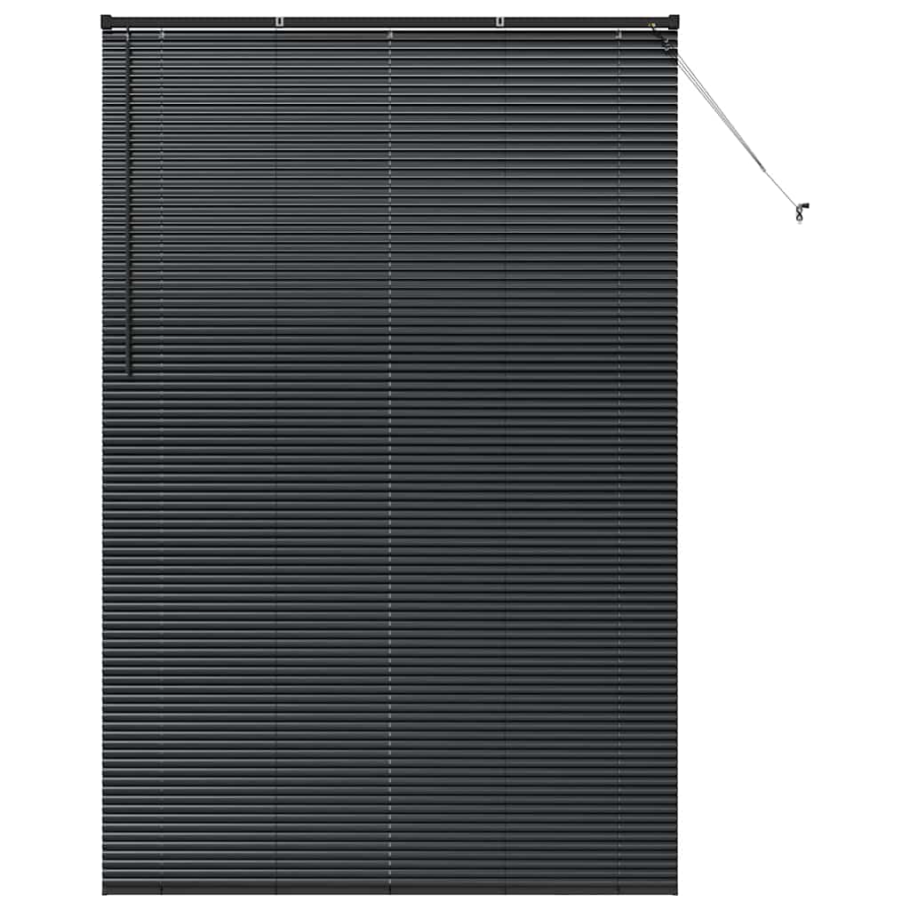 Venecijanski zastore Crna 220 x 145 cm Aluminij