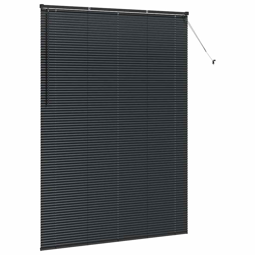 Venecijanski zastore Crna 220 x 155 cm Aluminij
