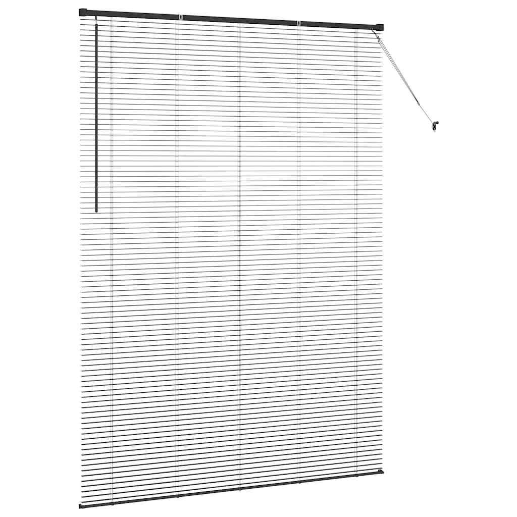Venecijanski zastore Crna 220 x 155 cm Aluminij