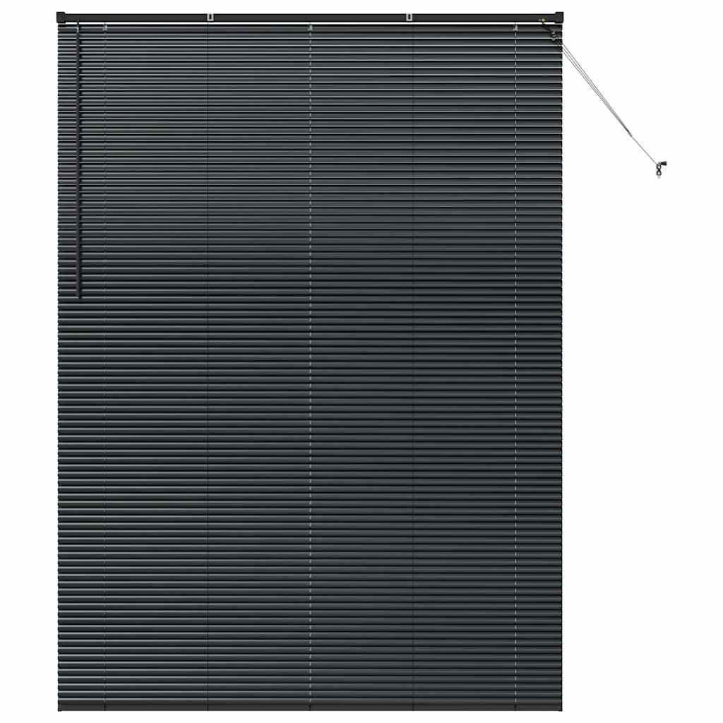 Venecijanski zastore Crna 220 x 155 cm Aluminij
