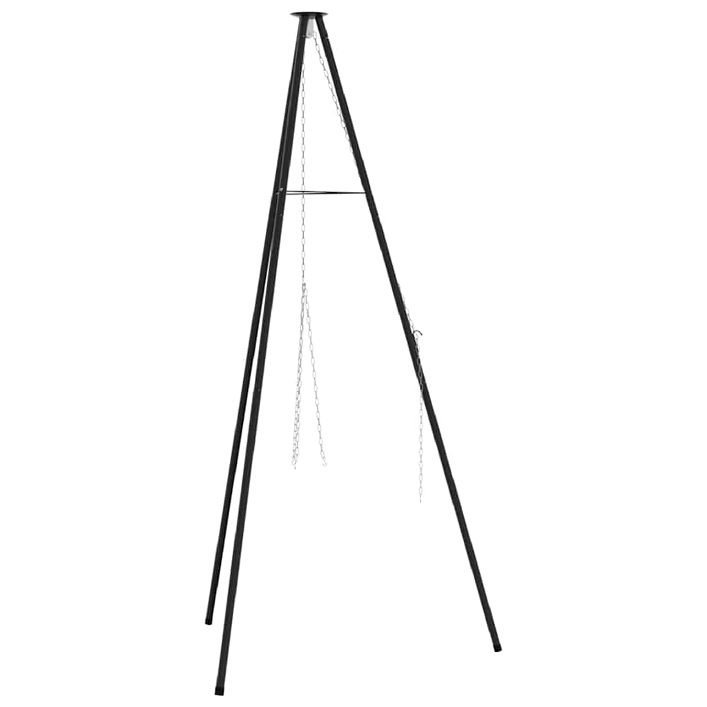 Tripod za logorsku vatru Crna 92 x 92 x 191,5 cm Čelik