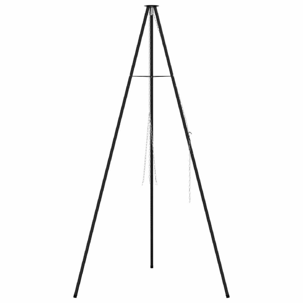 Tripod za logorsku vatru Crna 92 x 92 x 191,5 cm Čelik