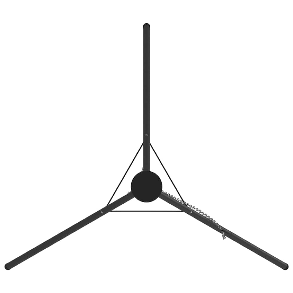 Tripod za logorsku vatru Crna 92 x 92 x 191,5 cm Čelik