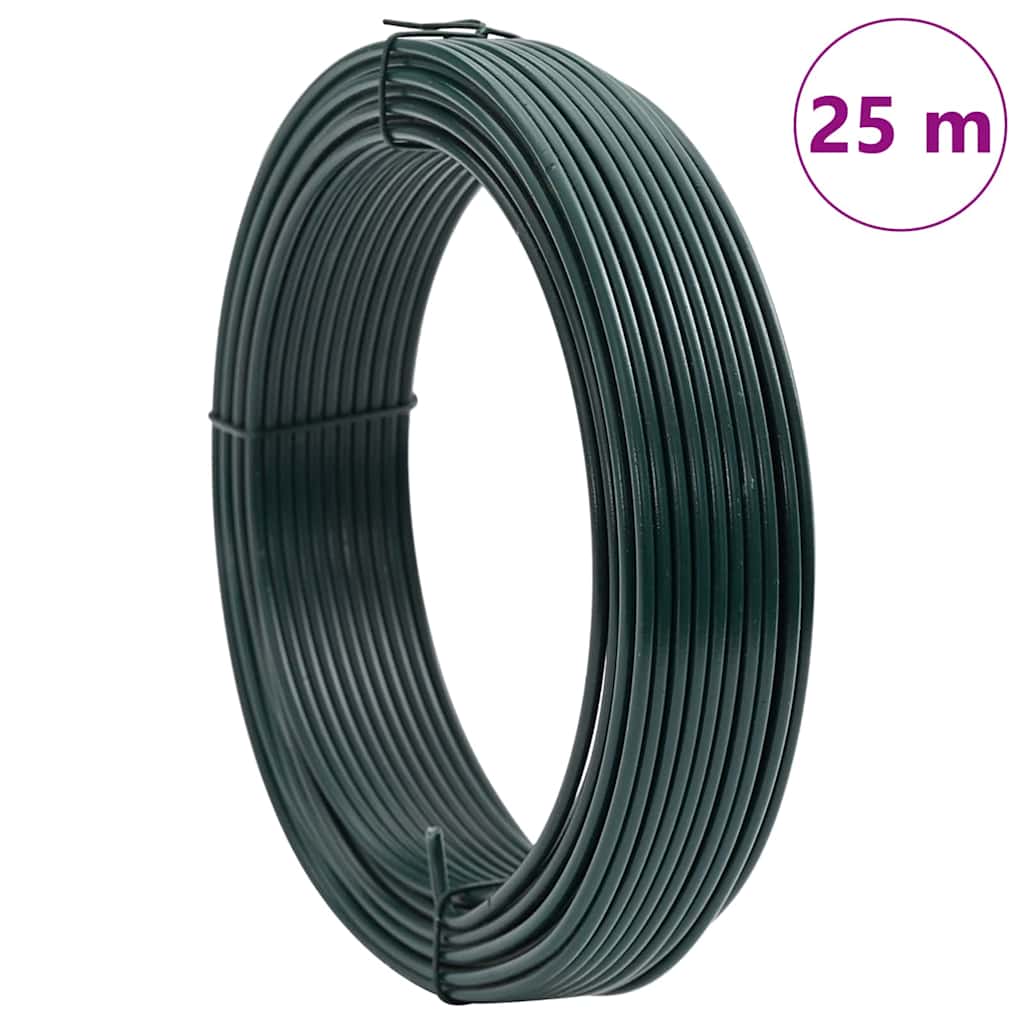 Žica za vezivanje ograde Zelena 25 m PVC