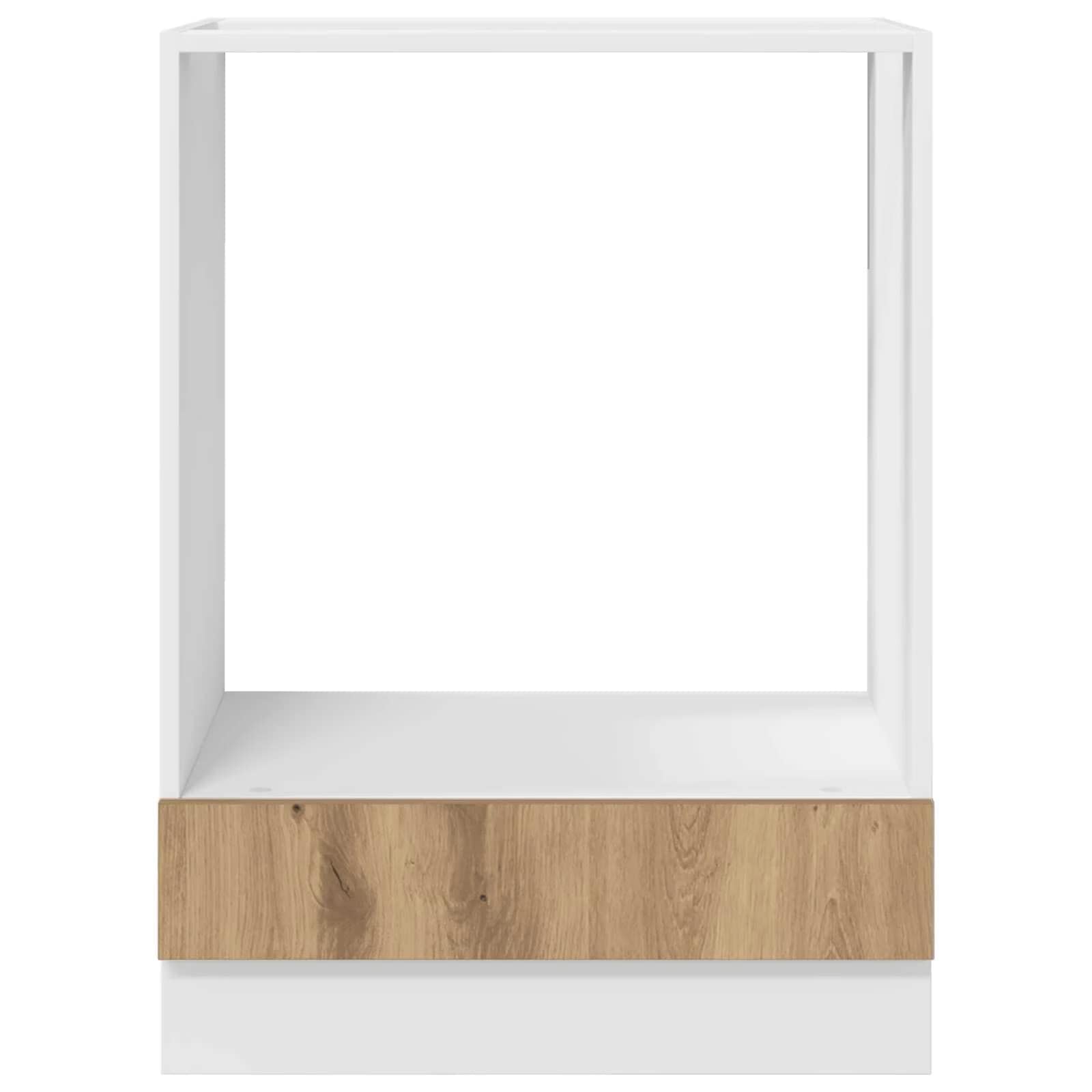 Viseći ormarić s pohranom Umjetnički hrast 60 x 46 x 81,5 cm