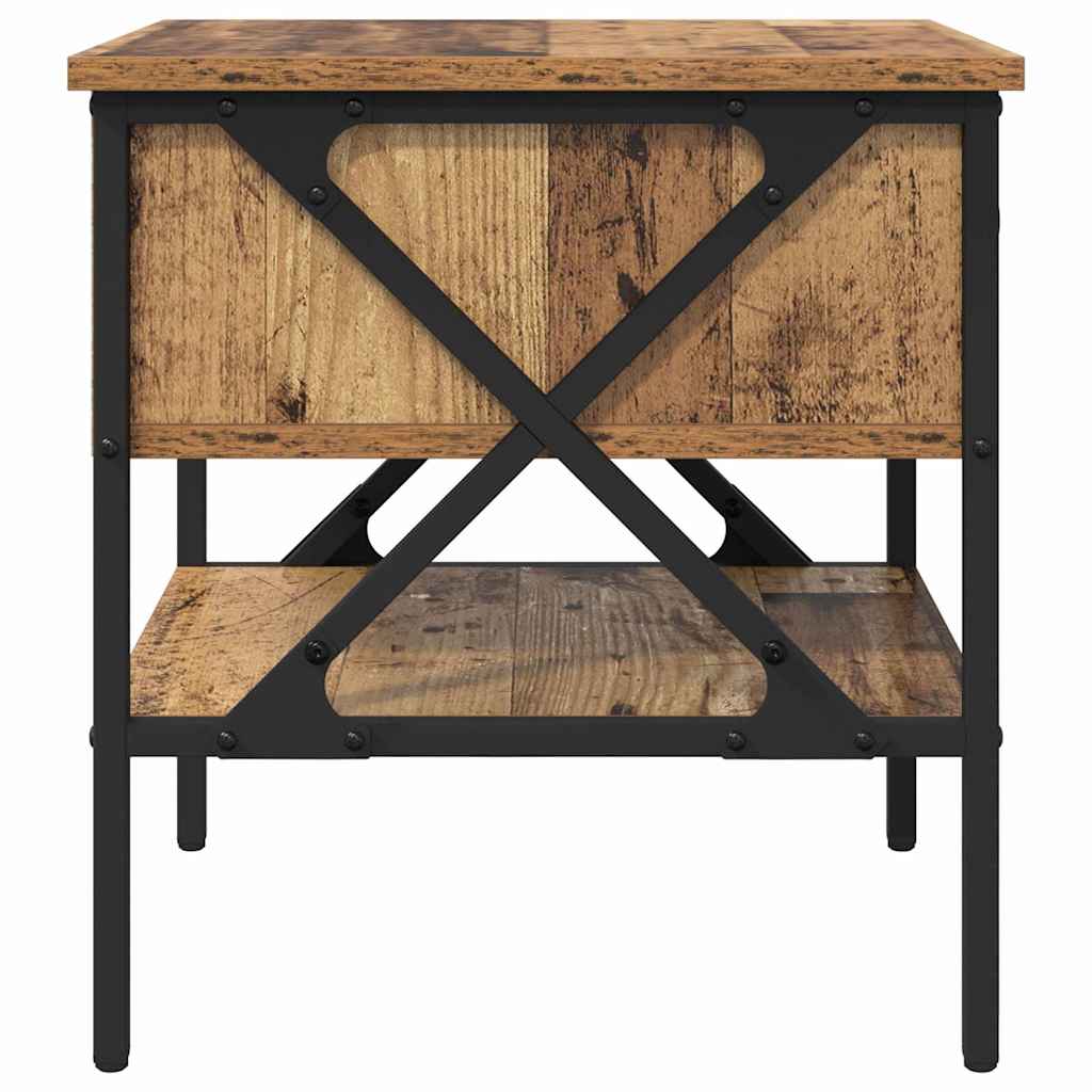 Noćni ormarić s ladicama 2 pcs Staro drvo 40 x 42 x 45 cm